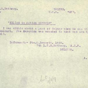 Soldier packet page