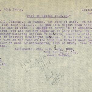 Soldier packet page