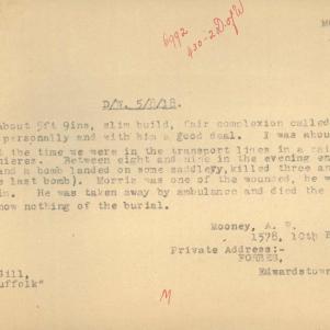 Soldier packet page