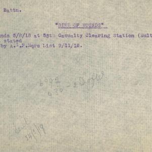 Soldier packet page
