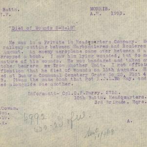 Soldier packet page