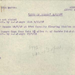 Soldier packet page
