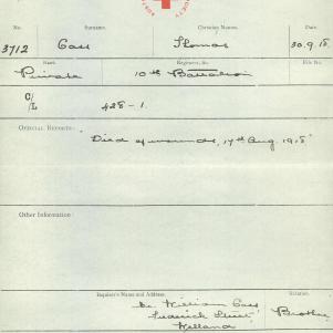 Soldier packet page