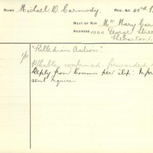 Soldier packet page