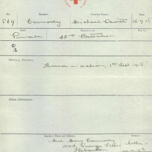 Soldier packet page