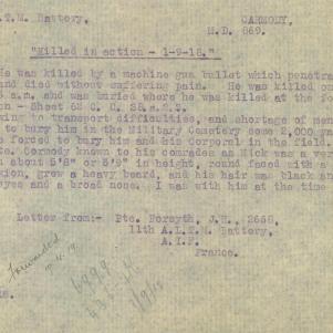 Soldier packet page