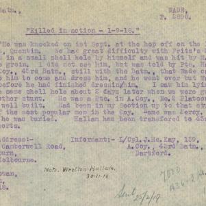 Soldier packet page