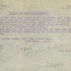 Soldier packet page