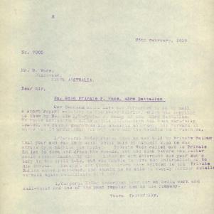 Soldier packet page