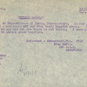 Soldier packet page