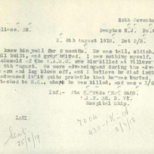 Soldier packet page