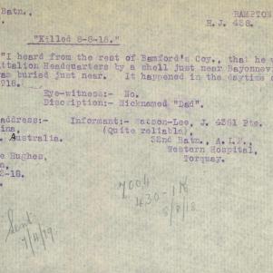 Soldier packet page