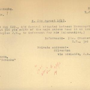 Soldier packet page