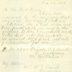 Soldier packet page