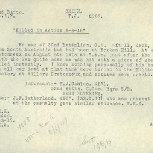 Soldier packet page
