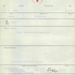 Soldier packet page