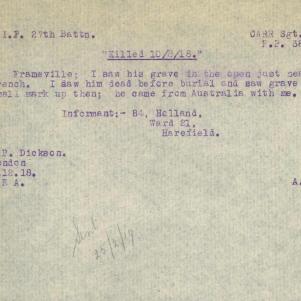 Soldier packet page