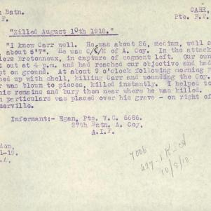 Soldier packet page