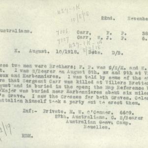 Soldier packet page
