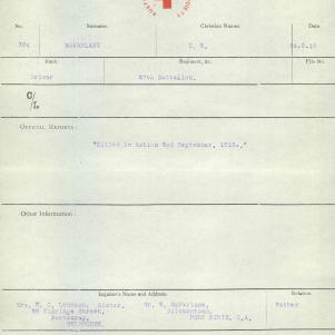 Soldier packet page