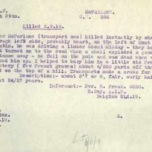 Soldier packet page