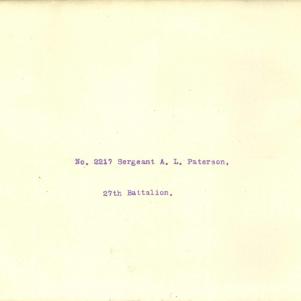 Soldier packet page
