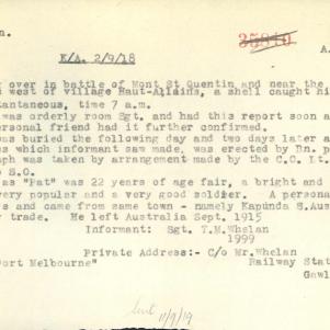 Soldier packet page