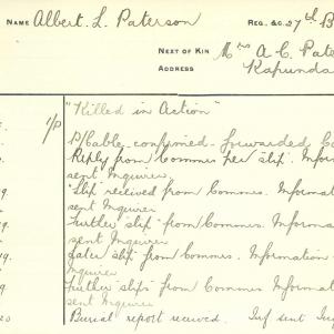 Soldier packet page