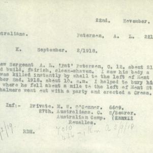 Soldier packet page