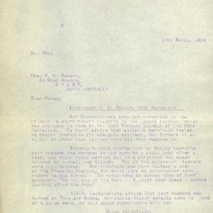Soldier packet page