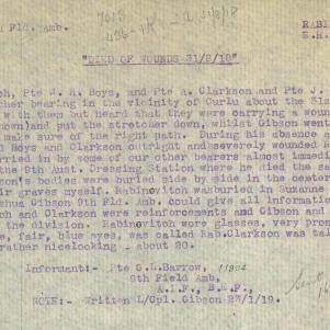 Soldier packet page