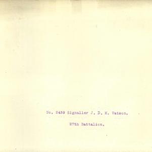 Soldier packet page