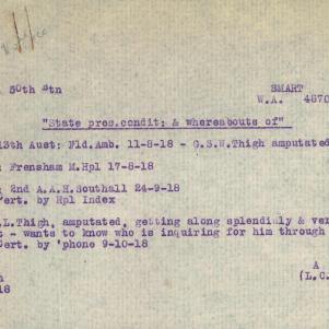 Soldier packet page