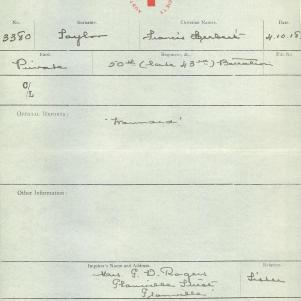 Soldier packet page