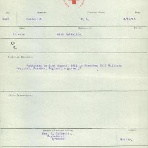 Soldier packet page