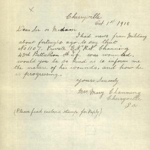 Soldier packet page