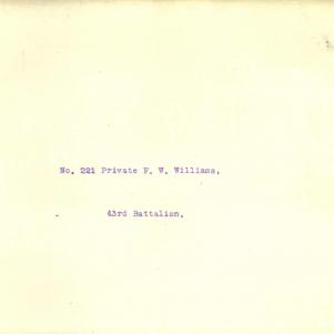 Soldier packet page