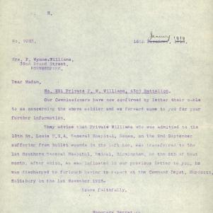 Soldier packet page