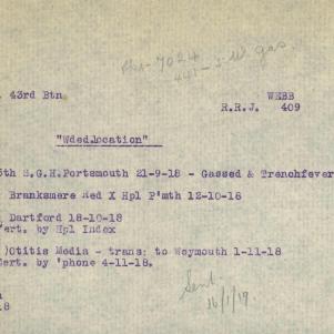 Soldier packet page