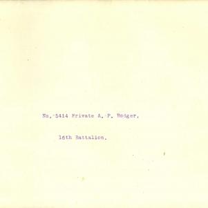 Soldier packet page