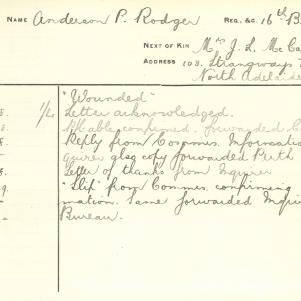 Soldier packet page