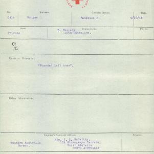 Soldier packet page