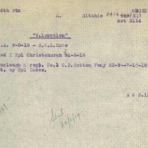 Soldier packet page