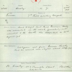 Soldier packet page