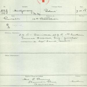 Soldier packet page