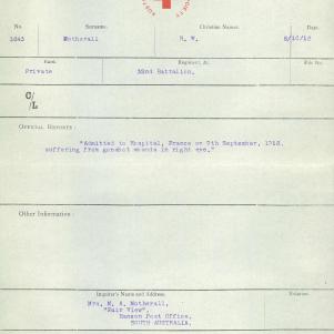 Soldier packet page