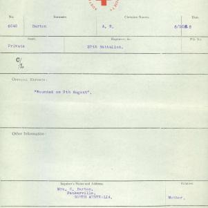 Soldier packet page