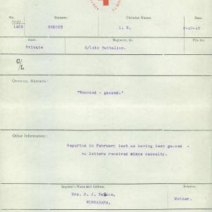 Soldier packet page