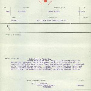 Soldier packet page