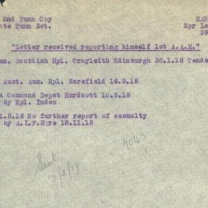 Soldier packet page